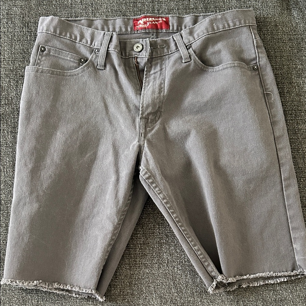 Arizona Jean Company Gray Bermuda Jean Shorts